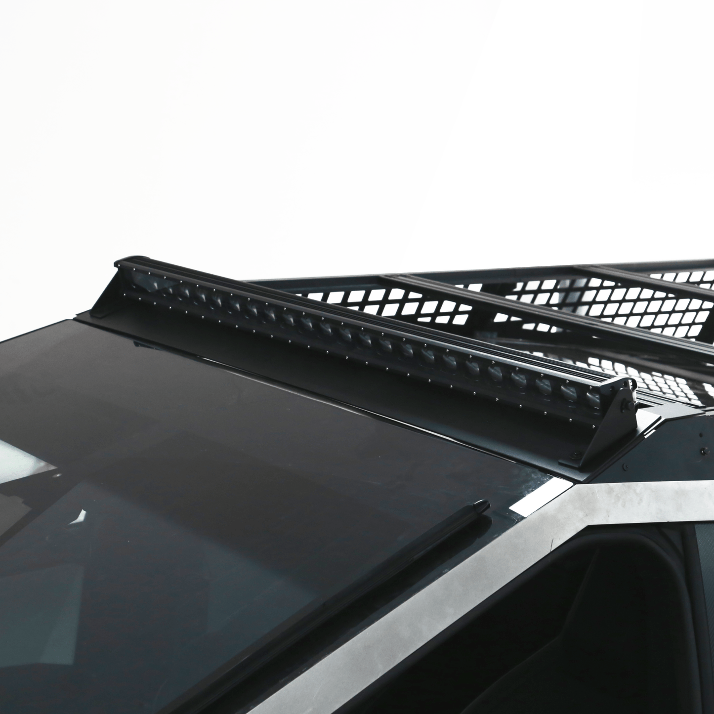Tesla Cybertruck Overland Bed Rack System Trucks Bed Rails with Optional Light Bar