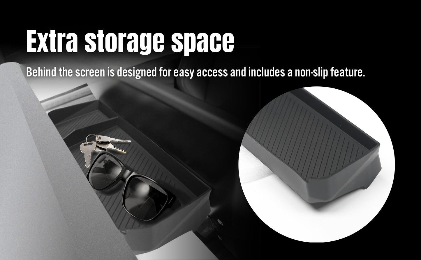 Tesla Cybertruck Behind the Screen Organizer
