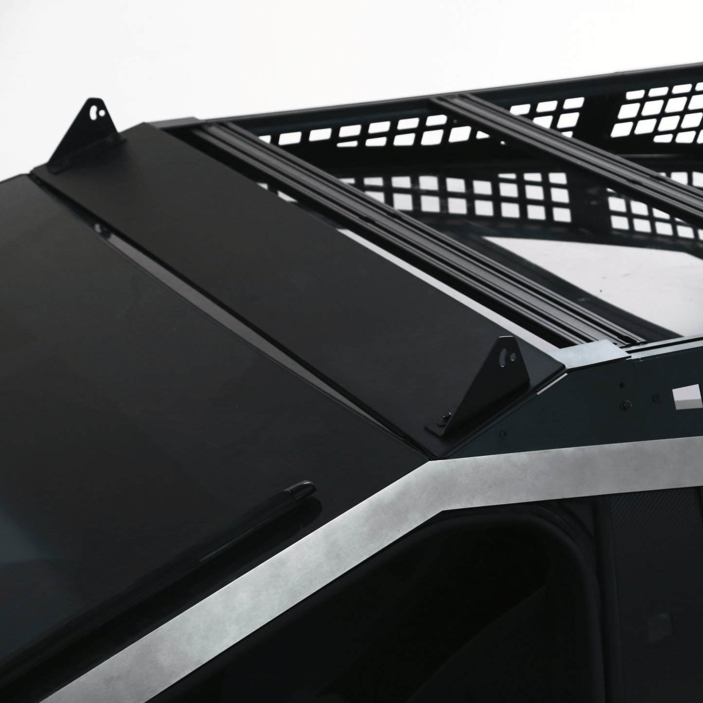 Tesla Cybertruck Overland Bed Rack System Trucks Bed Rails with Optional Light Bar