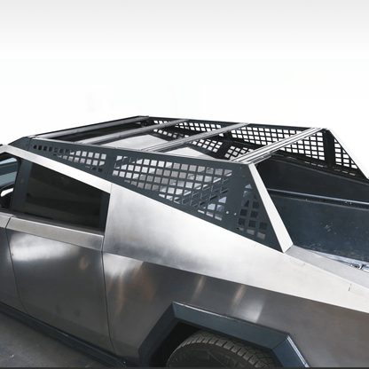 Tesla Cybertruck Overland Bed Rack System Trucks Bed Rails with Optional Light Bar