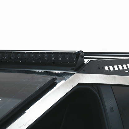 Tesla Cybertruck Overland Bed Rack System Trucks Bed Rails with Optional Light Bar